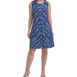 16W NWT Jessica Howard sleeveless v neck a-line dress